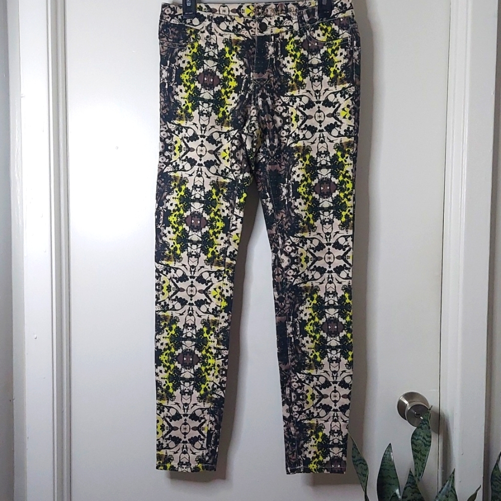 Princess Vera Wang Print Jeans